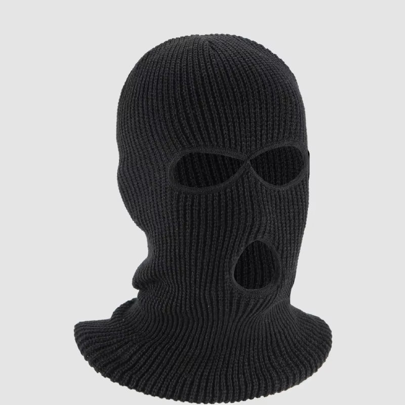 3 Hole Car Seat Headrest Full Face Cover Ski Mask Hat Anti-Dust Protection Car Seat Funny Car Headrest Cover Car Accessories