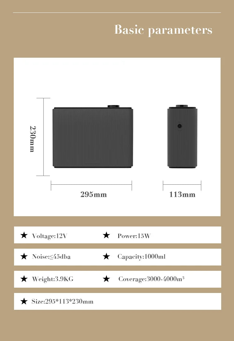 NAMSTE Smart HVAC Fragrance Diffuser – Large Capacity Scent Machine