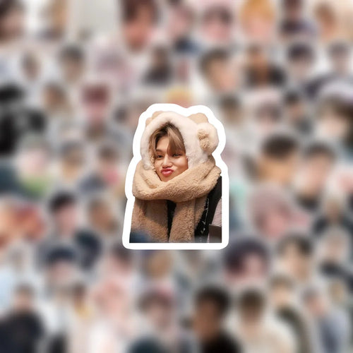 100PCS Kpop Idol Sticker ATEEZ Korean Boy Group Stickers DIY Luggage Laptop Phone Guitar Skateboard Waterproof Decals Toys Gift