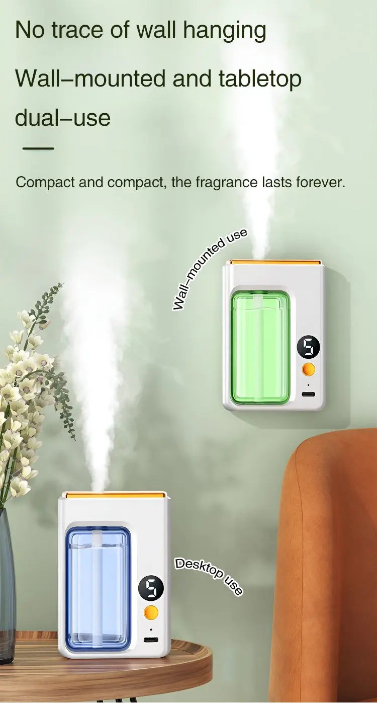 Smart Desktop Aromatherapy Oil Diffuser – Portable USB Air Purifier