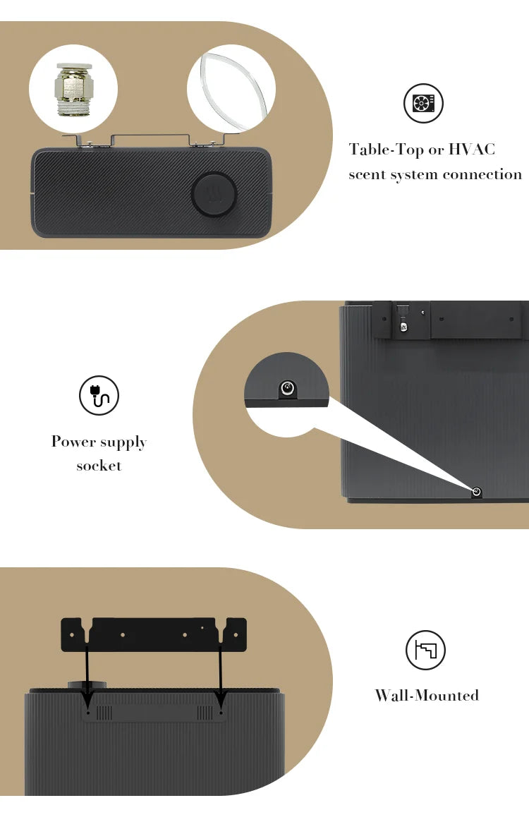 NAMSTE Smart HVAC Fragrance Diffuser – Large Capacity Scent Machine