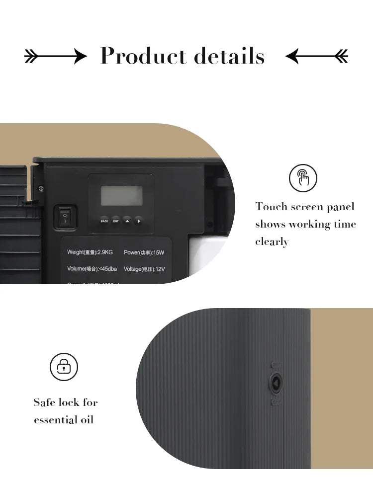 NAMSTE Smart HVAC Fragrance Diffuser – Large Capacity Scent Machine