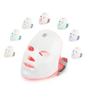 SHMHE Red Light Therapy, 7 Color LED Light Face Mask, Photon Skin Rejuvenation For Daily Care, Cordless, Rechargeable, Ideal Gift For Women, Summer Gift Skincare Facial